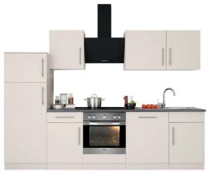 wiho Küchen Küchenzeile Cali, mit E-Geräten, Breite 280 cm