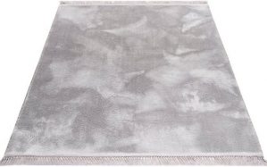 Hochflor-Teppich Soft mit Fransen, Sehrazat, rechteckig, Höhe: 25 mm, Kunstfell, waschbar, kuschelweich, rutschhemmender Rücken