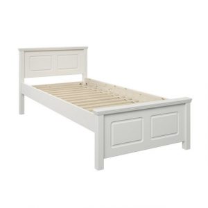 Home affaire Bett "ERIK ", optional mit Schublade, zertifiziertes Massivholz, Landhausstil mit Kassettenoptik