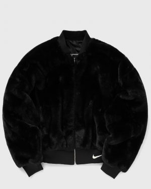 Nike Sportswear Women's Reversible Faux Fur Bomber women Bomber Jackets black in Größe:L