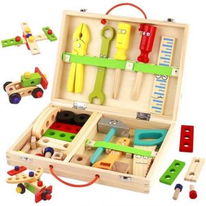 Runxizhou Multitool Werkzeugkoffer Kinder Spielzeug Junge Mädchen Holzspielzeug, (1 St)