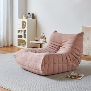 SEEZSSA Sitzsack Lazy Sofa-Stühle mit Rückenlehne Einzelsofa Lazy Couch Tatami-Sitzsack, Couch Lesesessel Schaukelstuhl Armloses für Wohnzimmer, Schlafzimmer