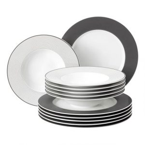 Seltmann Weiden Tafelservice No Limits Moments (12-tlg), 6 Personen, Porzellan, made in Germany