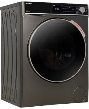 Sharp Waschmaschine ES-NFH814CADA-DE, 8 kg, 1400 U/min, AquaStop, Schaumschutz, Inverter Motor, 15 Programme
