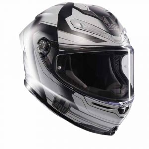 AGV K6 S E2206 Mplk Ultrasonic Matt Black Grey Full Face Helmet Size M