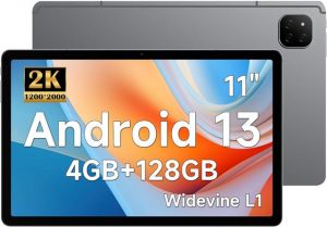 ALLDOCUBE iPlay60 Octa-core 1.6GHz Prozessor 7000mAh Widevine L1 Bluetooth 5.0 Tablet (11", 128 GB, Android 13, 4G LTE 5G WiFi, Mit den besten und erstaunlichsten Funktionen, attraktivem Design)