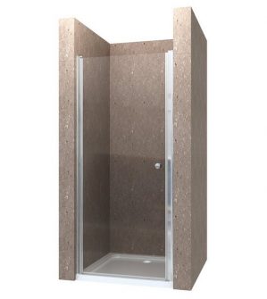 AQUABATOS Dusch-Drehtür Duschtüren Glas für Nischen Nischentür Drehtür Glastür für Dusche, 70x197 cm, 6 mm Einscheibensicherheitsglas, mit Nano Beschichtung, beidseitig montierbar,Heb-/Senk-Technik