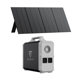 BLUETTI Stromerzeuger EB150 (deutliche Bestandsaufnahme) mit PV350 350W Solarpanel, (1-tlg)