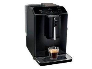 BOSCH Kaffeevollautomat VeroCup One Touch mit Milchaufschäumer Kaffeemaschine Espressomaschine, Ein Knopfdruck für Espresso, Cappuccino, Latte Macchiato.
