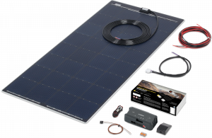 Büttner Elektronik Flat Light MT 120 FL Solaranlagen Komplettset ultraflach 1 Modul 120 Wp