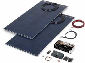 Büttner Elektronik Flat Light MT 240-2 FL Solaranlagen Komplettset ultraflach 2 Module 240 Wp