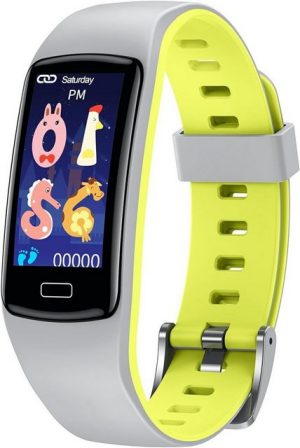 Cantaos Fitness Kinder's Wasserdicht Smartwatch (0,96 Zoll), mit Herzfrequenz Blutdruck schla Sport Wecker