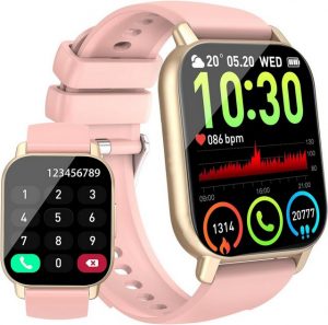 Csasan Herren's und Damen's IP68 Wasserdicht Smartwatch (1,85 Zoll, Android/iOS), Aktive Gesundheitsführung für Ihren Alltag