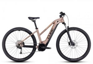 Cube Reaction Hybrid Performance 500 Trapez 2023 | metallicbrown'n'orange | M | E-Hardtail-Mountainbikes