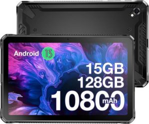 DOOGEE R10 Outdoor FHD+ 2K Robust IP68 Wasserdicht Octa-Core Prozessor Tablet (10,4", 128 GB, Android 13, Dual 4G LTE/5G WiFi, Mit den besten und erstaunlichsten Funktionen, attraktivem Design)