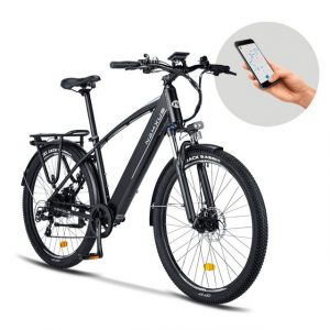 DOTMALL E-Bike 27,5 Zoll Trekkingrad e-City Fahrrad mit 36V 12,5Ah Lithium Batterie