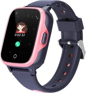 DUTERI D Kinder's GPS Wasserdichter Smartwatch (1,4 Zoll, 4G), WiFi Schrittzähler SOS Anti-Lost für die frühkindliche Bildung