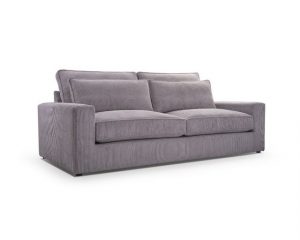 Deine Möbel 24 Sofa Couch KOS im Cord, inkl. Kissen, Abmessungen: 221 x 104 cm, 3 - Sitzer