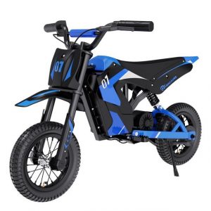 Evercross Elektro-Kindermotorrad 12-Zoll für Kinder von 3-12 Jahren, 300 W, 8/12/25 km/h,3 Stufen, 300W E-Motorräder für Kinder, 36V 4.0Ah, Max range 15KM