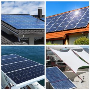 FUROKOY Solaranlage Solarhalterung aus Aluminiumlegierung für Solarmodulen bis 400 W, (ohne Sonnenkollektoren), Solarhalter Feuchtigkeits- und Korrosionsbeständigkeit
