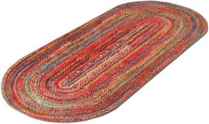 Fußmatte Wovells, wash+dry by Kleen-Tex, oval, Höhe: 9 mm, Schmutzfangmatte, rutschhemmend, In- und Outdoor geeignet, waschbar