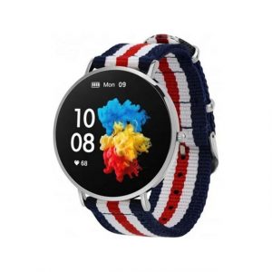 GARETT Garett Verona Smartwatch (Silber) navy blau Smartwatch