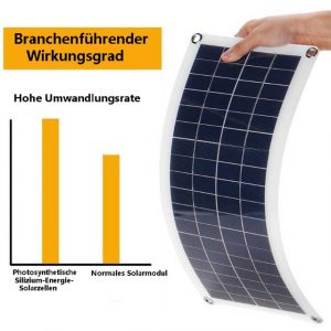 GelldG Solarmodul Flexible SolarPanel, Tragbare Solarpanels