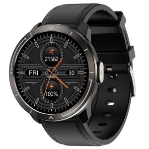 Gontence Herren Fitnessuhr Armbanduhr Uhr, 1,3 Zoll Runde Sportuhr Smartwatch Smartwatch