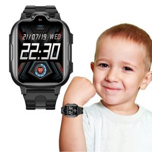 Gontence Kinderuhr mit Videoanruffunktion Wasserdicht Smartwatch Smartwatch, Schüler 4G-Netzwerk, Geeignet für Smartwatch Jungen und Mädchen