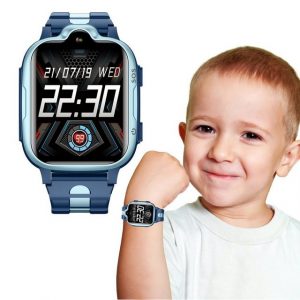 Gontence Kinderuhr mit Videoanruffunktion Wasserdicht Smartwatch Smartwatch, Schüler 4G-Netzwerk, Geeignet für Smartwatch Jungen und Mädchen