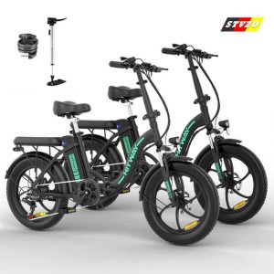 HITWAY E-Bike, Elektrofahrrad klapprad E-Bike FatReifen 20" 36V/11Ah