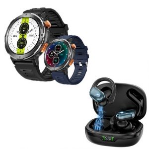 HYIEAR Smartwatch für Damen und Herren, wasserdicht nach IP68, Bluetooth 5.3 Smartwatch (Android)