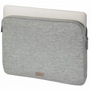 Hama Laptoptasche Notebook-Tasche Schutz-Hülle Jersey 13" Grau, Sleeve Cover Laptop passend für 13" 13,3" 13,5" 13,6 Zoll