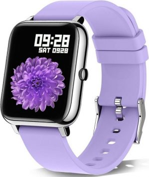 KALINCO ür Damen Herren Farbdisplay mit personalisiertem Smartwatch (1,4 Zoll, Andriod iOS), mit Blutdruckmessung,Herzfrequenz,Schlafmonitor IP67 Wasserdicht