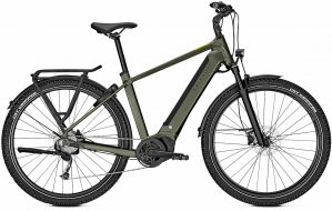 KALKHOFF ENTICE 5.B SEASON (625 Wh), 9 Gang Kettenschaltung, Herrenfahrrad, Diamant, Modell 2023, 29 Zoll 53 cm urbangreen matt