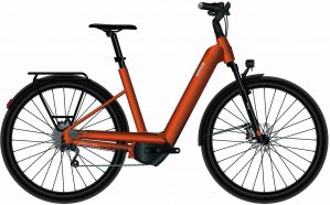 KETTLER Alu-Rad QUADRIGA TOWN & COUNTRY P10 (625 Wh), 10 Gang Kettenschaltung, Damenfahrrad, Wave, Modell 2023, 27,5 Zoll 42 cm sport orange shiny / black shiny