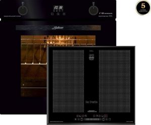 Kaiser Küchengeräte Backofen-Set EH 6367 +KCT 67 FI La Perle/5 Jahre Garantie, Elektro Backofen, 79L, 10Funktionen+Induktionskochfeld 60 cm