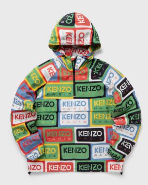 Kenzo LABEL PACKABLE ANORAK men Half-Zips|Windbreaker multi in Größe:XL