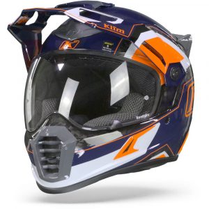 Klim Krios Pro Rally Striking Orange Adventure Helmet Size 3XL