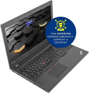 Lenovo ThinkPad T560 Notebook (Intel, 500 GB SSD, Webcam, HDMI, Bluetooth (Generalüberholt) Core i5 (6.Gen)