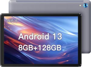 Lville Octa-Core-Prozessor 8 GB RAM 5000 mAh Tablet (128 GB, Android 13, 5G/2,4G, Mit den besten und erstaunlichsten Funktionen, attraktivem Design)