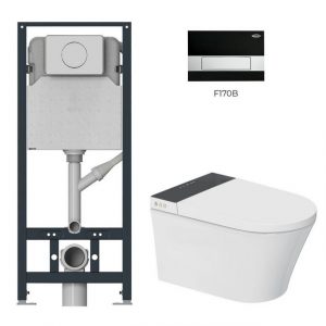 MEWATEC Dusch-WC Kombi-Set Florence Pro Plus F2100, wandhängend, Komplett-Set, Das hochwertige Luxus Dusch WC-Set Florence Pro Plus F2100!