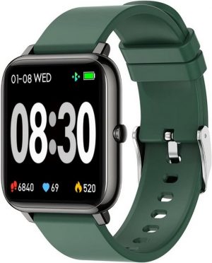 MICGIGI Fur Herren Damen mit Schrittzähler Smartwatch (1,4 Zoll, Andriod iOS), mit Pulsmesser Schlafmonitor, Fitnesstracker mit Stoppuhr, Fitnessuhr