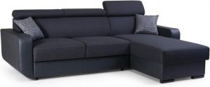 MOEBLO Ecksofa PEDRO, Universelle Ottomane Eckcouch Sofa Couch Wohnlandschaft L-Form Polsterecke - 236x165x97 cm, mit Schlaffunktion und Bettkasten