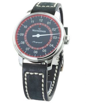 Meistersinger Automatikuhr Swiss Made Herren Uhr Automatik AM1008 Perigraph 43MM, Einzeiger Uhr