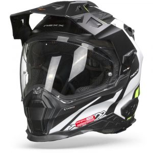 Nexx X.WED2 Carbon Vaal White Neon Matt Adventure Helmet Size 2XL