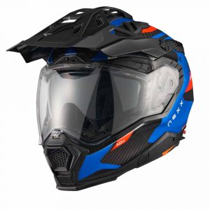 Nexx X.WED3 Keyo Blue Red Matt Adventure Helmet Size L