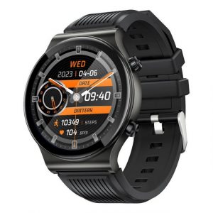 OKWISH Damen Herren Smart Watch Sportuhr Armbanduhr Fitness Uhr Uhren Tracker Smartwatch (1,39 Zoll) 300mAh Li-Ionen Armband Fitnessuhr mit 100+ Sportmodi, 1-tlg., IP68 Wasserdicht, Bluetooth Anrufe, iOS/Android, Touchscreen, mit Pulsmesser Schrittzähler Schlafmonitor Aktivitätstracker usw