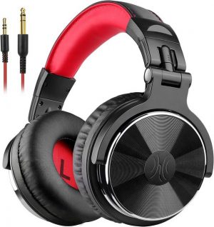 OneOdio Over Ear mit Kabel 50mm Treiber, Bassklang, 6.35 & 3.5mm Klinke Headset (Vielseitige Anschlussmöglichkeiten für TV, PC, Smartphone und vieles mehr., Share-Port, Geschlossene DJ Headphones für Studio, Podcast, Monitor)