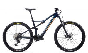 Orbea RISE M20 - 29 Zoll 360Wh 12K Fully - Coal Blue/Red Gold